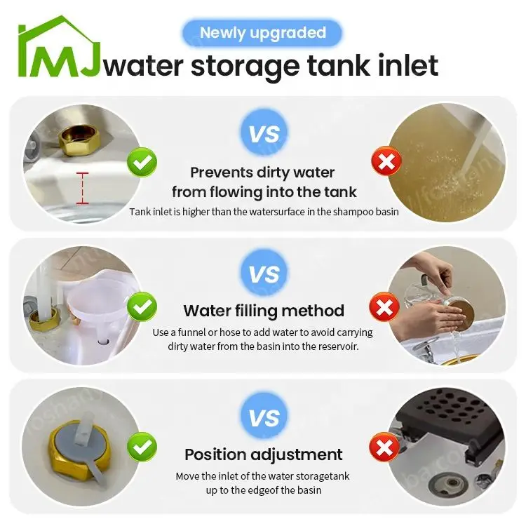Salon Multifunctional Water Storage Mobile Head Spa Basin Portable Hair Wash Basin Shampoo Sink — image 5