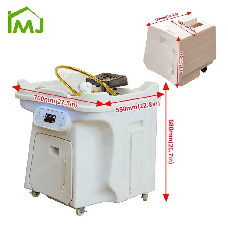 Salon Multifunctional Water Storage Mobile Head Spa Basin Portable Hair Wash Basin Shampoo Sink — image 7