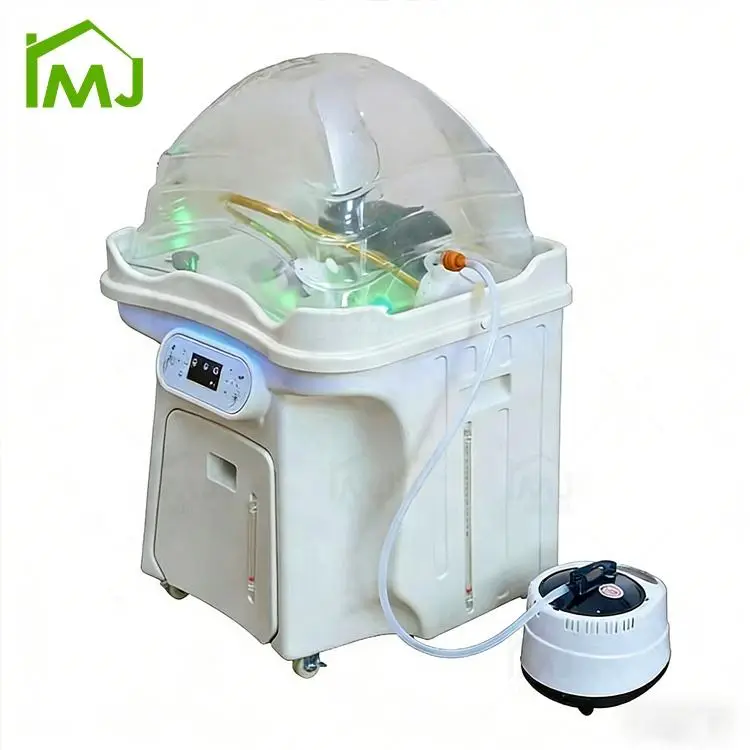 Modern Hair Salon Water Storage Head Spa Bowl Mobile Shampoo Sink Portable Hair Wash Basin — view 1
