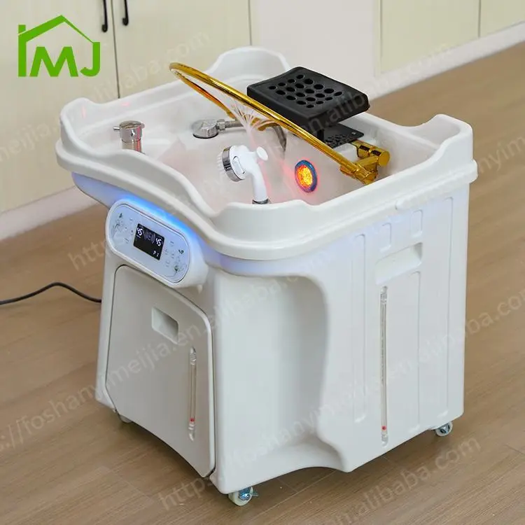 Salon Mobile Hair Washing Head Therapy Steamer SPA Portable Shampoo Basin Sink — image 3