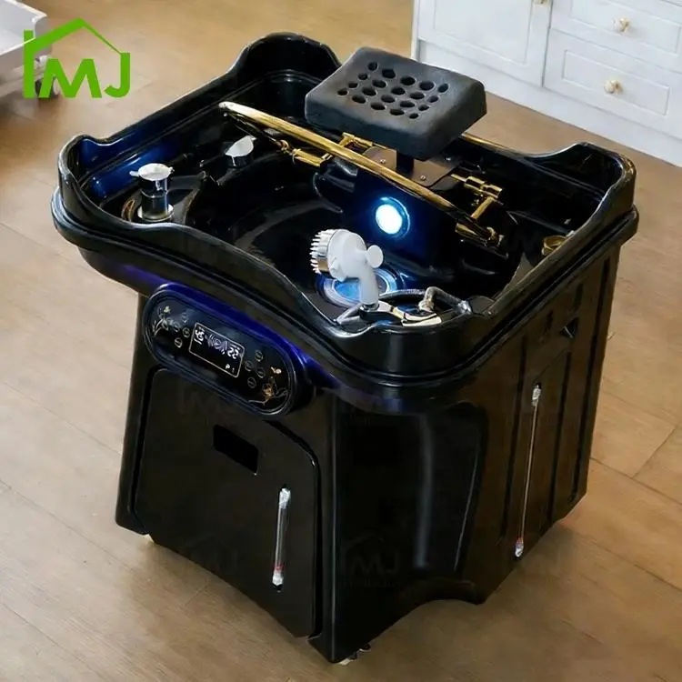 Hair Salon Mobile Shampoo Basin No Plumbing Portable Japanese Head Spa Sink With Water tank — view 1
