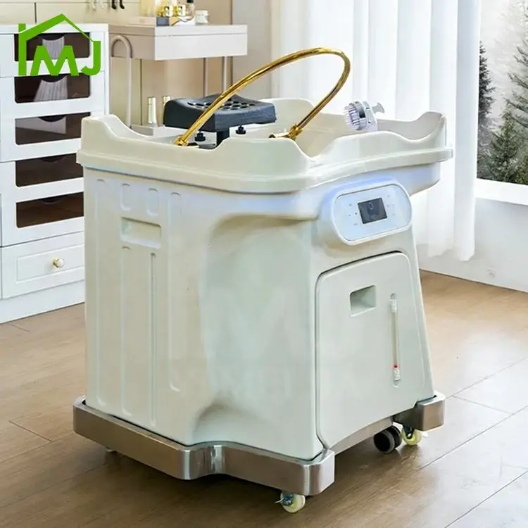 Hair Wash Bed Storage Water Tank Mobile Shampoo Sink Japanese Portable Head Spa Basin — view 1