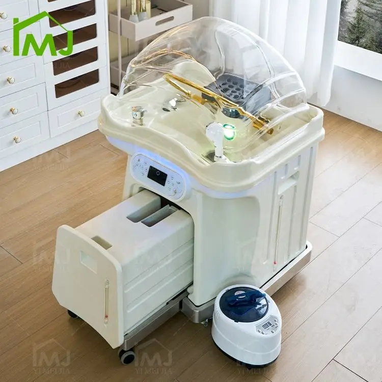 Hair Wash Bed Storage Water Tank Mobile Shampoo Sink Japanese Portable Head Spa Basin — image 3