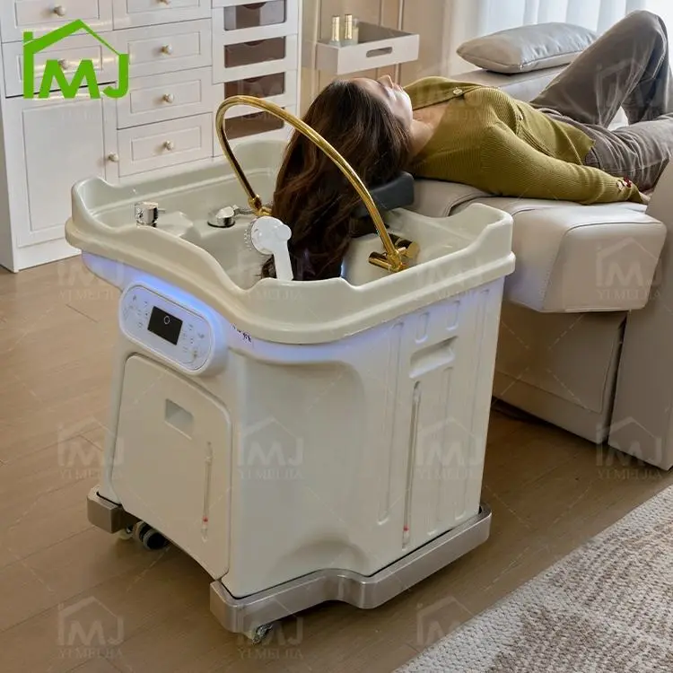 Hair Wash Bed Storage Water Tank Mobile Shampoo Sink Japanese Portable Head Spa Basin — image 4