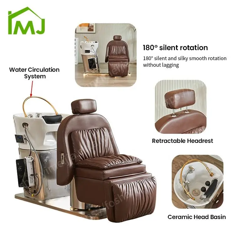 Hair Washing Treatment Massage Shampoo Bed Japanese Salon Equipment Head Spa Chair — image 5