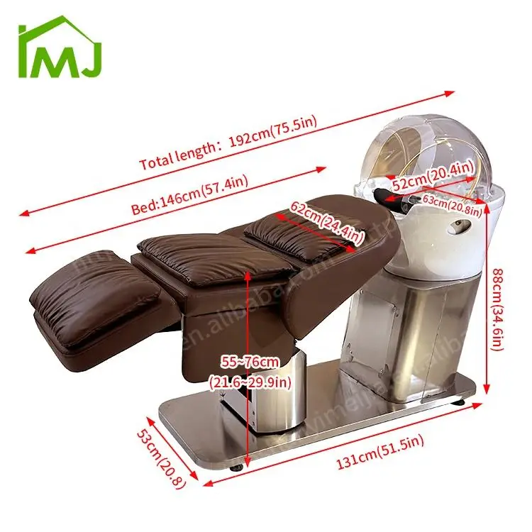Hair Washing Treatment Massage Shampoo Bed Japanese Salon Equipment Head Spa Chair — image 7