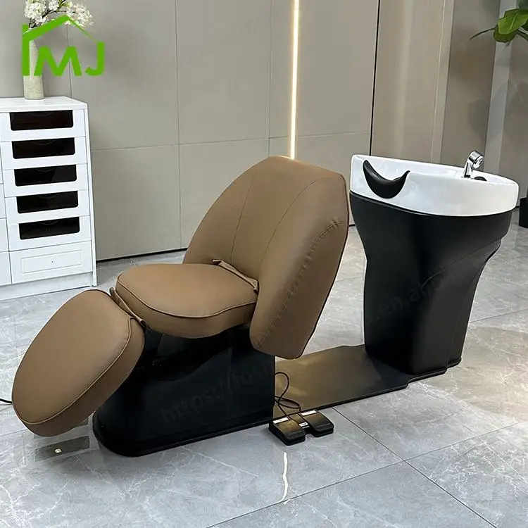Salon Equipment Massage Hair Wash Beds Shampoo Bowl and Chair Head Spa Chair — image 3