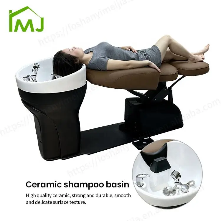 Salon Equipment Massage Hair Wash Beds Shampoo Bowl and Chair Head Spa Chair — image 4