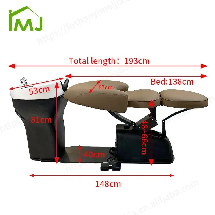 Salon Equipment Massage Hair Wash Beds Shampoo Bowl and Chair Head Spa Chair — image 6