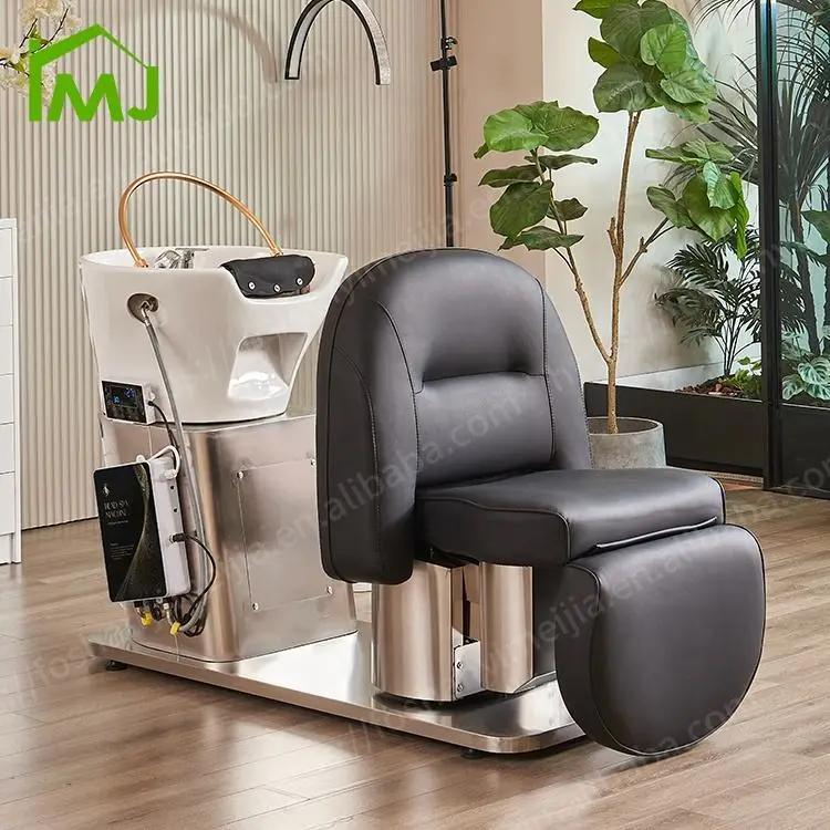 Salon Equipment Sink Bowl Hair Wash Japanese Shampoo Bed Head Spa Massage Chairs — view 2