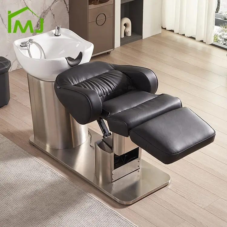 Modern Salon Equipment Hair Washing Massage Head Spa Shampoo Bowl and Chair — image 3