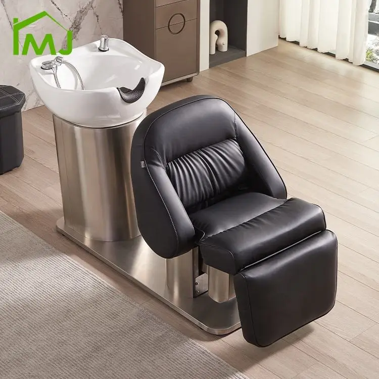 Modern Salon Equipment Hair Washing Massage Head Spa Shampoo Bowl and Chair — image 4