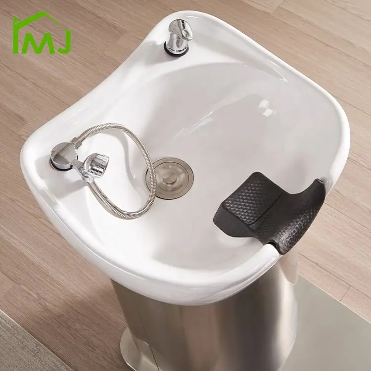 Modern Salon Equipment Hair Washing Massage Head Spa Shampoo Bowl and Chair — image 6