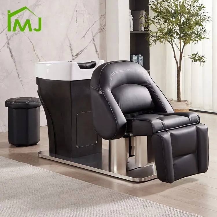 Electric Adjustable Lift Salon Hair Wash Chair Bowl Sink Shampoo Bed Head Spa — view 6