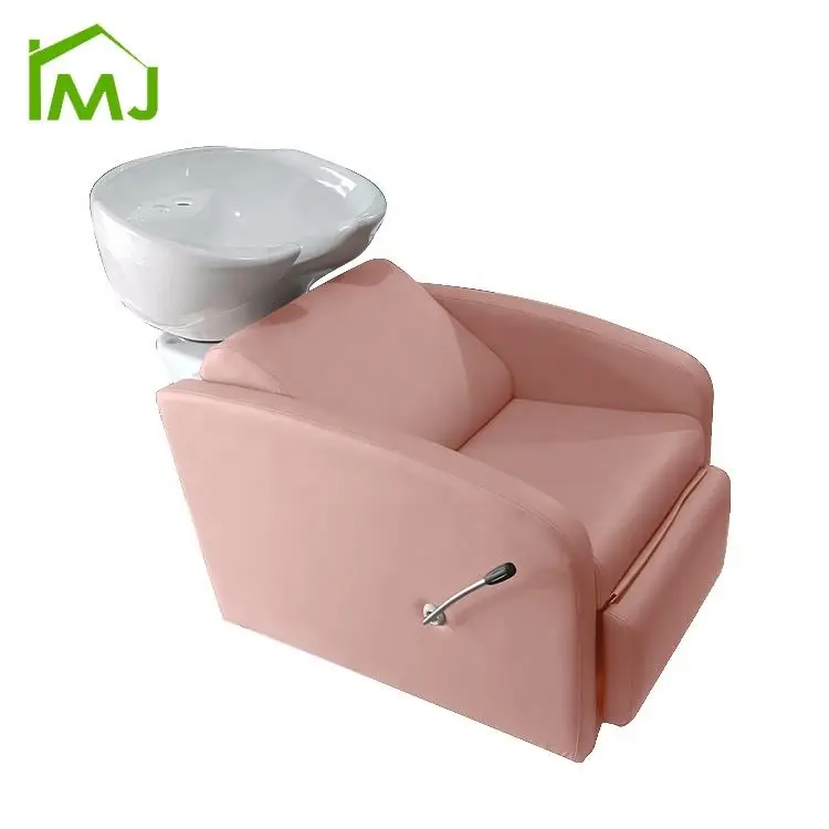 Barber and Head Shampoo Chair Foot Adjustment Massage Shampoo Bowl Bed — image 4
