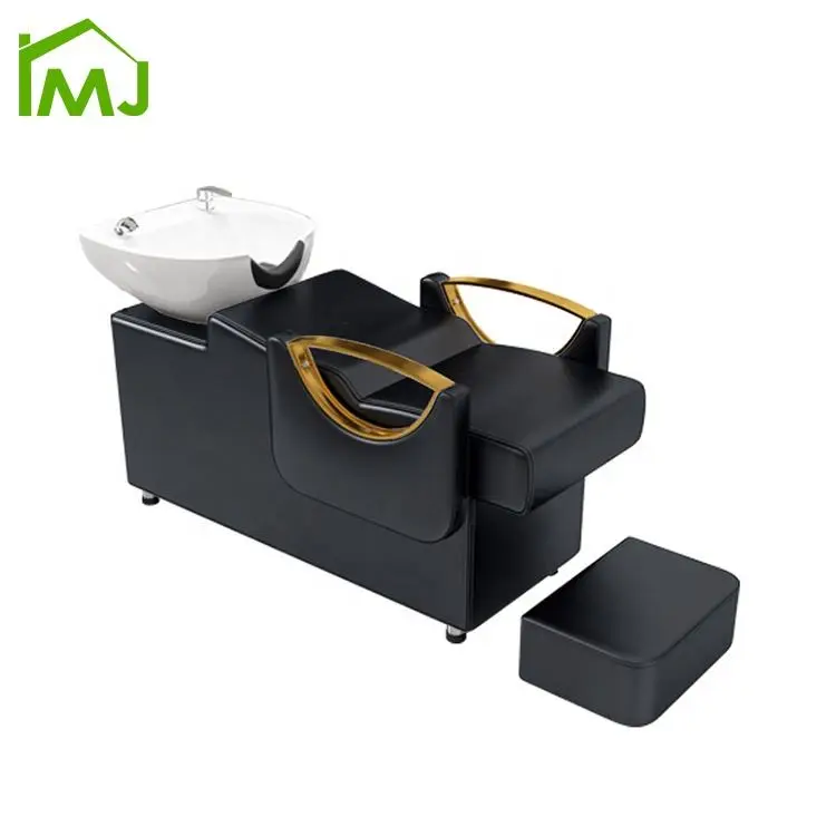 Hair Salon Barber and Head Spa Washing Bed Massage Shampoo Chair — view 1