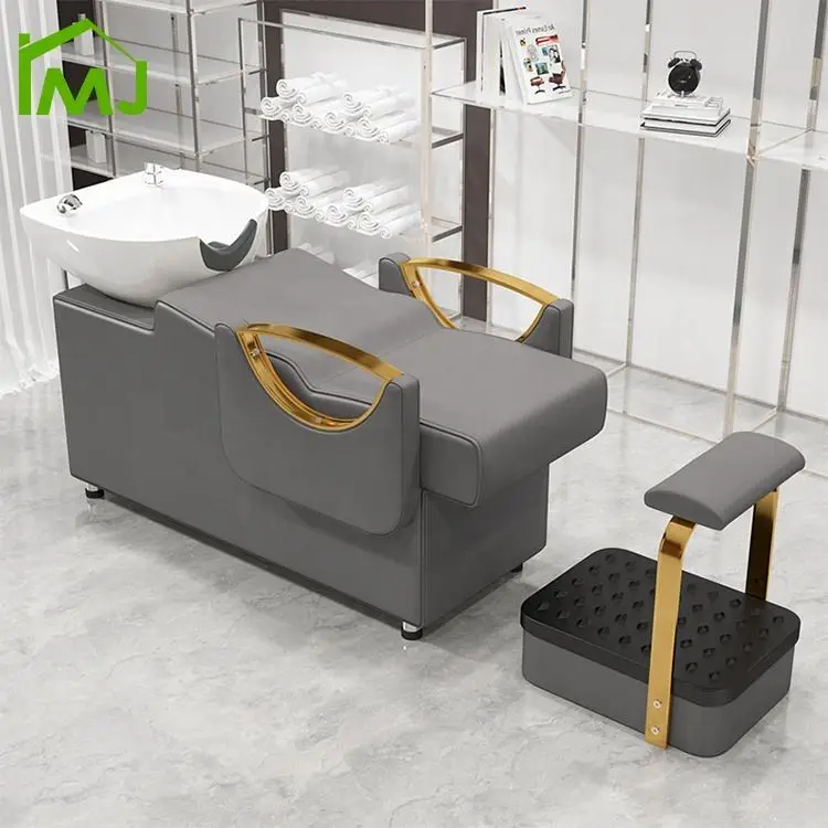Hair Salon Barber and Head Spa Washing Bed Massage Shampoo Chair — image 3