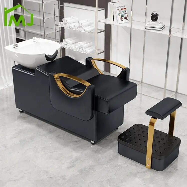 Hair Salon Barber and Head Spa Washing Bed Massage Shampoo Chair — image 4