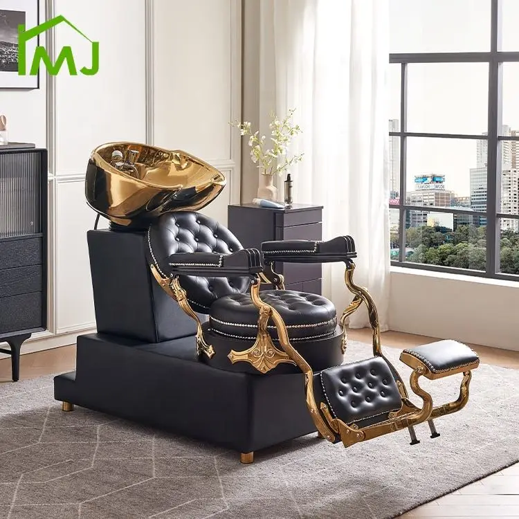 Luxury Beauty Salon Massage Hair Washing Chair Head Spa Shampoo Sink Bed — image 4