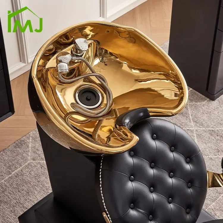 Luxury Beauty Salon Massage Hair Washing Chair Head Spa Shampoo Sink Bed — image 6