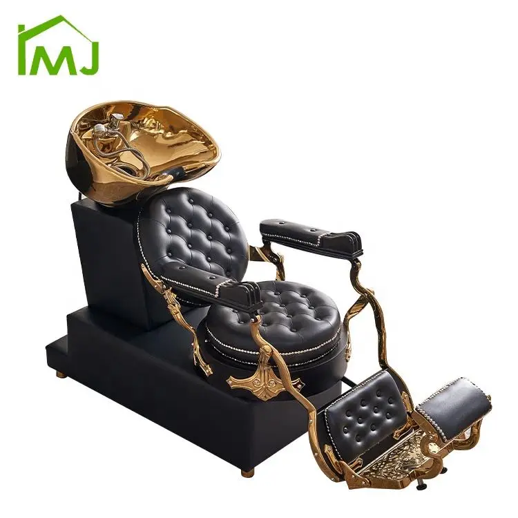 Luxury Beauty Salon Massage Hair Washing Chair Head Spa Shampoo Sink Bed — image 7