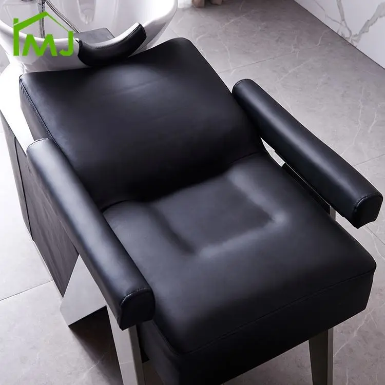 Flushing Equipment Barber Chair Half Lying Hair Washing Sink Chair Head Spa Shampoo Chair — image 4