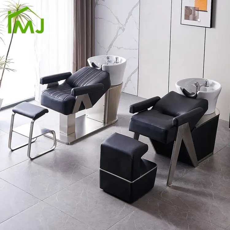 Flushing Equipment Barber Chair Half Lying Hair Washing Sink Chair Head Spa Shampoo Chair — image 6