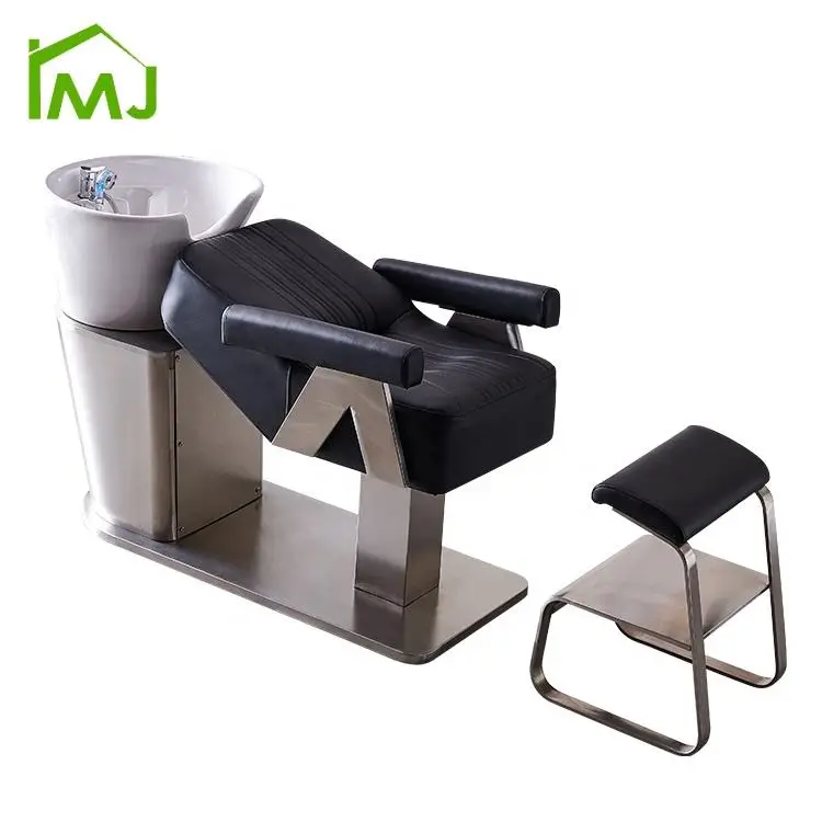 Hair Salon Furniture Multifunction Half Lying Sink Hair Washing Chair Head Spa Shampoo Chair — image 7