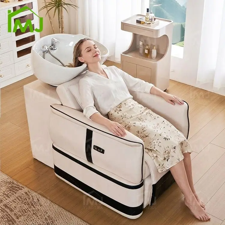 Beauty Salon Hair Wash Shampoo Bed Thai Massage Luxury Japanese Head Spa Chair — view 1