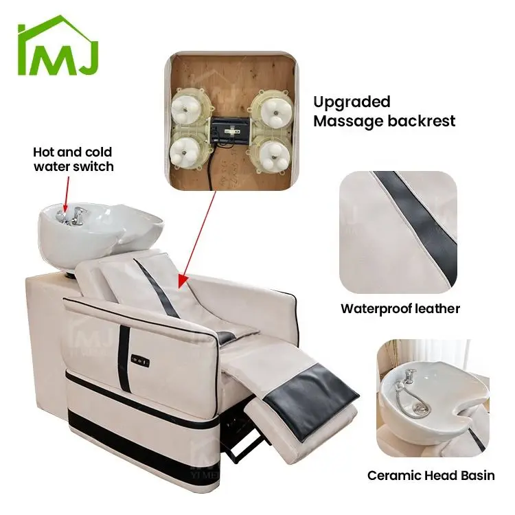 Beauty Salon Hair Wash Shampoo Bed Thai Massage Luxury Japanese Head Spa Chair — image 5