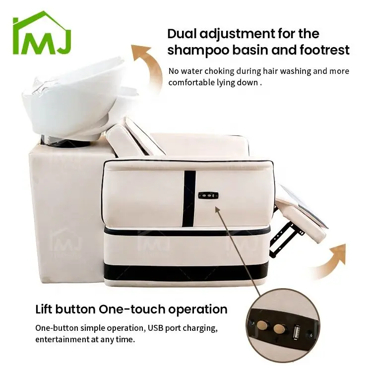 Beauty Salon Hair Wash Shampoo Bed Thai Massage Luxury Japanese Head Spa Chair — image 6