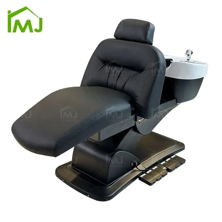 Electric Rotating Hair Wash Japanese Head Spa Bed Salon Bowl Sink Shampoo Chair — view 1