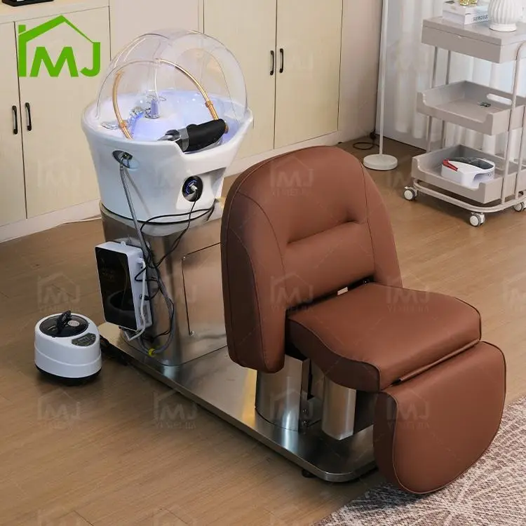 Luxury Salon Sink Korean Head Spa Bed Thai Massage Hair Wash Shampoo Chair — view 1