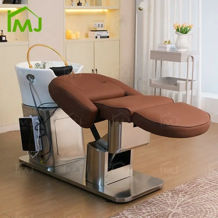 Luxury Salon Sink Korean Head Spa Bed Thai Massage Hair Wash Shampoo Chair — view 2