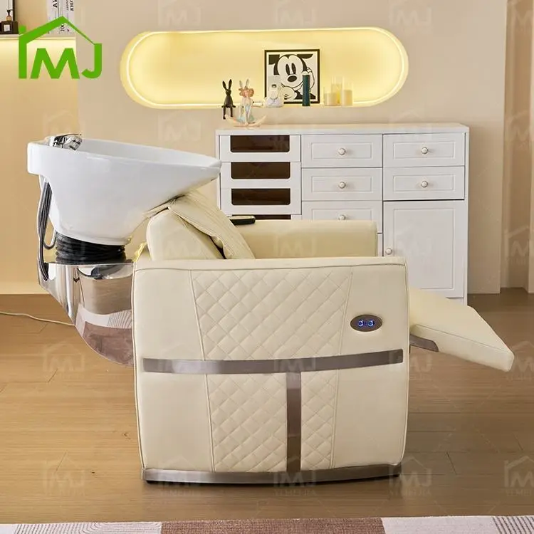 Beauty Salon Furniture Facial Treatment Japanese Hair Wash Shampoo Sink Head Spa Chairs — image 3