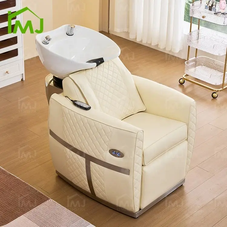 Beauty Salon Furniture Facial Treatment Japanese Hair Wash Shampoo Sink Head Spa Chairs — image 4