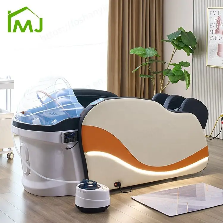Hair Salon Furniture Equipment Thai Shampoo Nursing Electric Massage Head Spa Bed — view 2