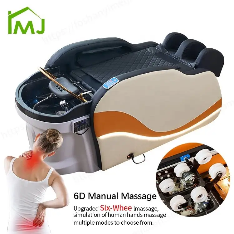 Hair Salon Furniture Equipment Thai Shampoo Nursing Electric Massage Head Spa Bed — view 5
