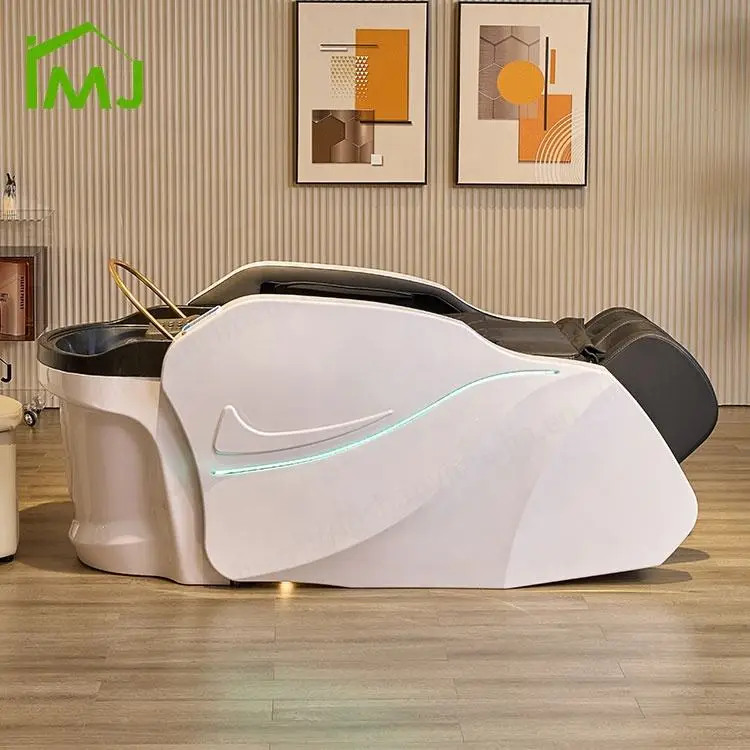 Multifunction Salon Equipment Shampoo Facial Treatment Electric Massage Head Spa Bed — image 4