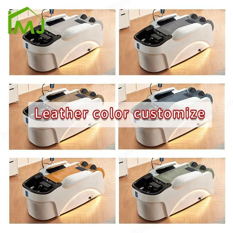 Salon Multifunction Hair Washing Electric Massage Chair Head Spa Shampoo Bed — image 6