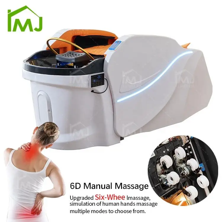 Factory Custom Luxury Salon Hair Washing Electric Massage Table Head Spa Shampoo Bed — image 5