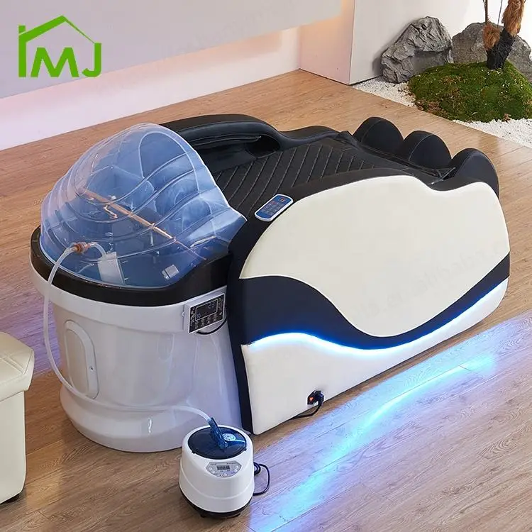 Salon Hair Sink Wash Chair Massage Electric Massage Shampoo Bed Head Spa Japonais — image 3