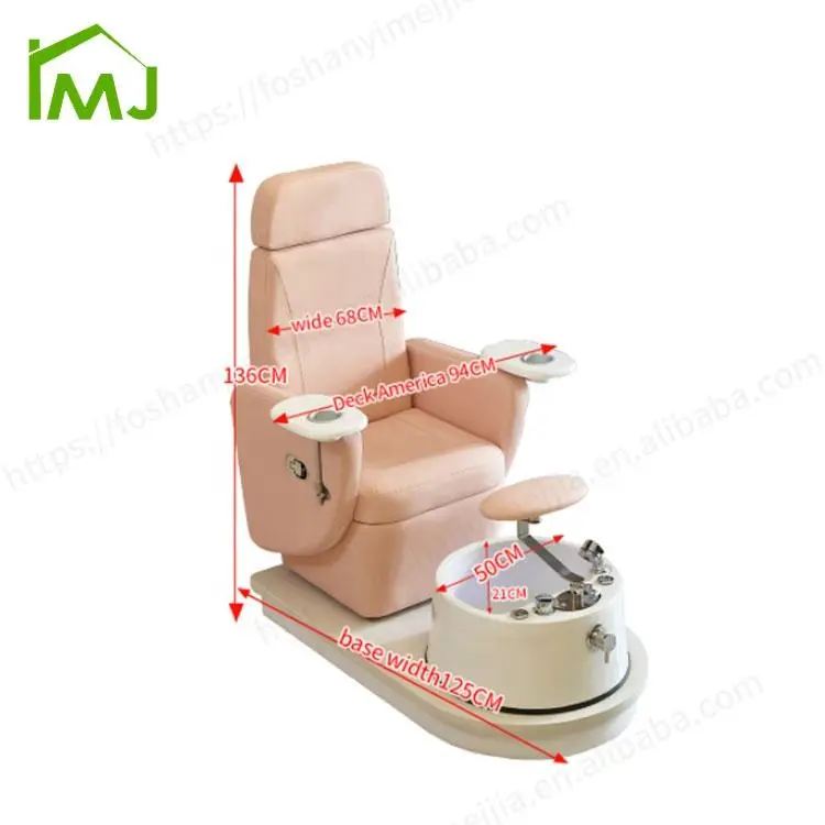 Luxury Nail Salon Rotating Manicure Massage Station Foot Pedicure Spa Chairs for Sale — image 7
