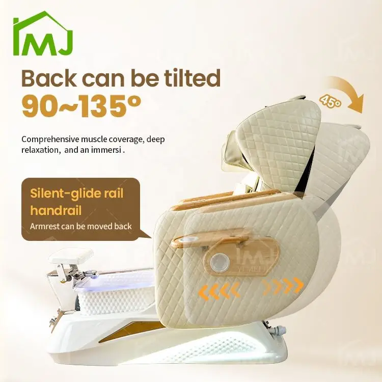 Salon Furniture Manicure Luxury Foot Spa Electric Massage Fauteuil Pedicure Chair — image 6