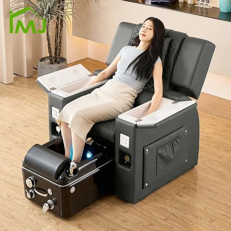 Salon Furniture Nail Foot Massage Spa Multi-function Electric Massage Pedicur Chair — view 1