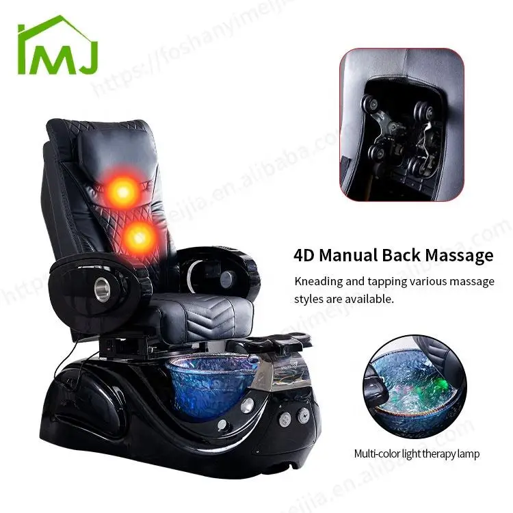 Salon Electric Manicure Health Nail Foot Chair Luxury Massage Pedicure Spa Chair — image 5
