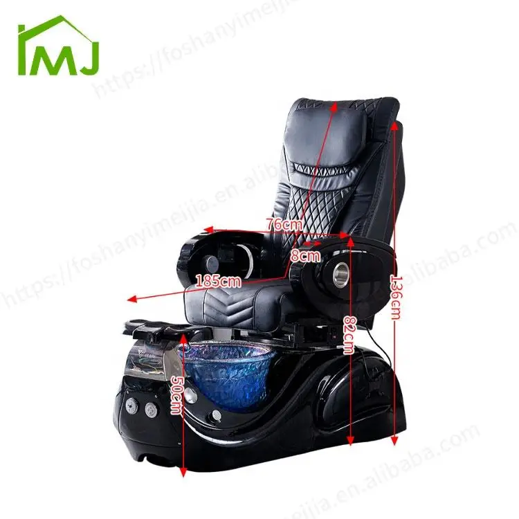 Salon Electric Manicure Health Nail Foot Chair Luxury Massage Pedicure Spa Chair — image 7