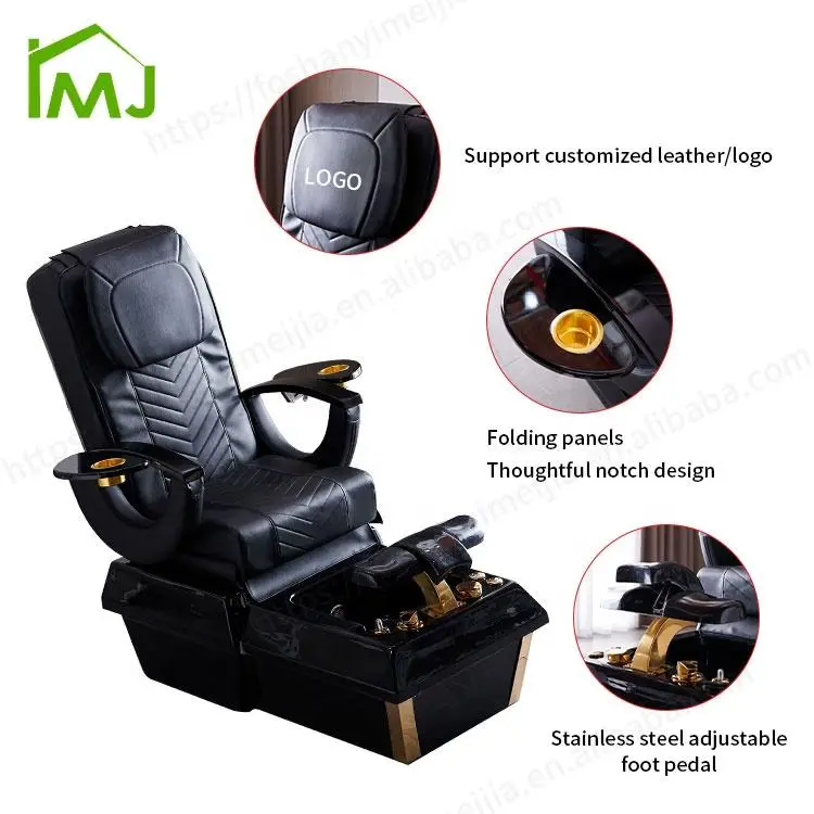 Salon Nail Electric Reclining Massage Manicure Foot Spa Professional Pedicure Chair — view 5