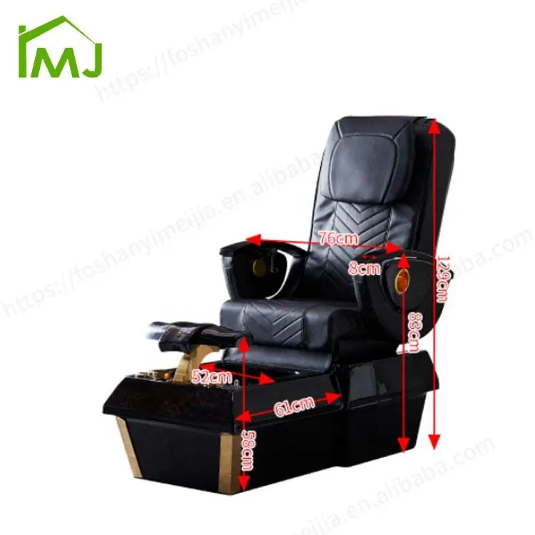 Salon Nail Electric Reclining Massage Manicure Foot Spa Professional Pedicure Chair — view 6