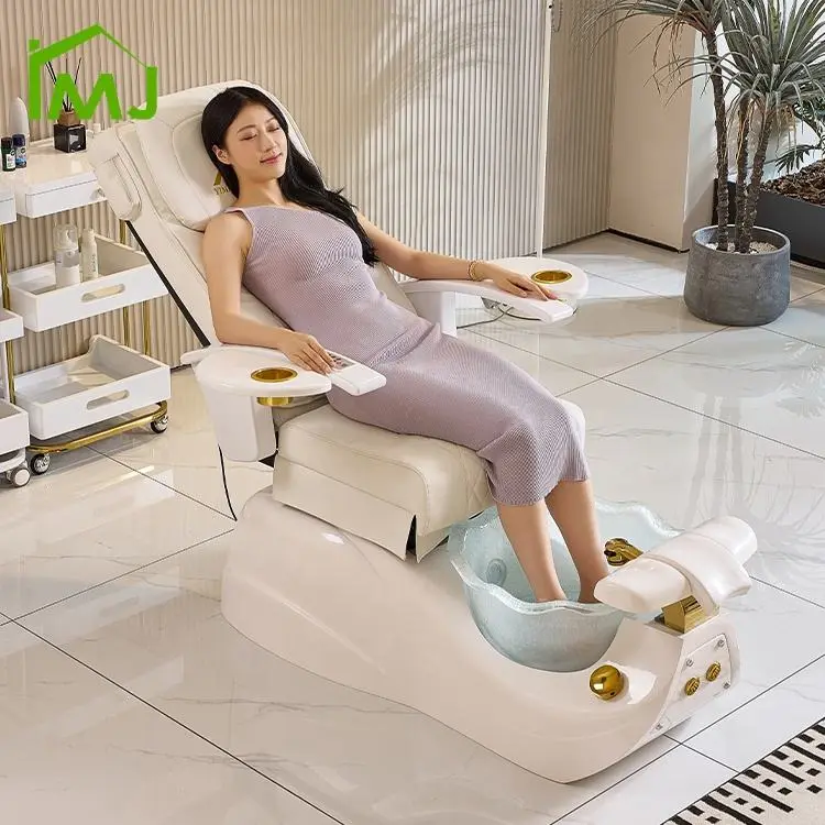 Nail Salon Foot Care Manicure Chair Electric Reclining Pedicure Spa Chair — image 3